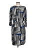 En Focus Studio Graphic Blue Casual Dress Size 12 - photo 2