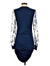 Unbranded Graphic Blue Cocktail Dress Size S - photo 2