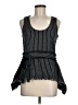 Derek Lam 10 Crosby Black Sleeveless Top Size 8 - photo 1