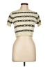Grove Print Ivory Short Sleeve Top Size L - photo 1