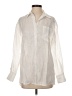 Zara Ivory Long Sleeve Button-Down Shirt Size S - photo 1