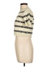Grove Print Ivory Short Sleeve Top Size L - photo 5
