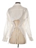Zara Ivory Long Sleeve Button-Down Shirt Size S - photo 2