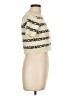 Grove Print Ivory Short Sleeve Top Size L - photo 4