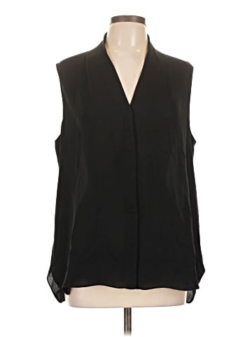 Elie Tahari Sleeveless Silk Top (view 1)