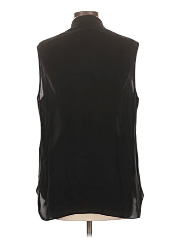 Elie Tahari Sleeveless Silk Top (view 2)