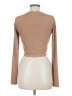 Bershka Tan Long Sleeve Top Size M - photo 2