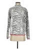 By Anthropologie Animal Print Silver Gray Pullover Sweater Size S - photo 1