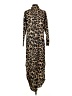 Unbranded Animal Print Brown Casual Dress Size S - photo 2