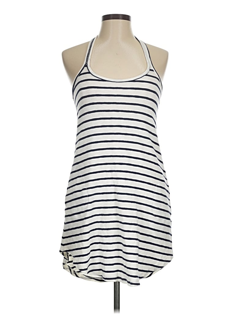 Pre-owned Olivaceous Casual Dress In White