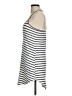 Olivaceous Stripes White Casual Dress Size M - photo 5