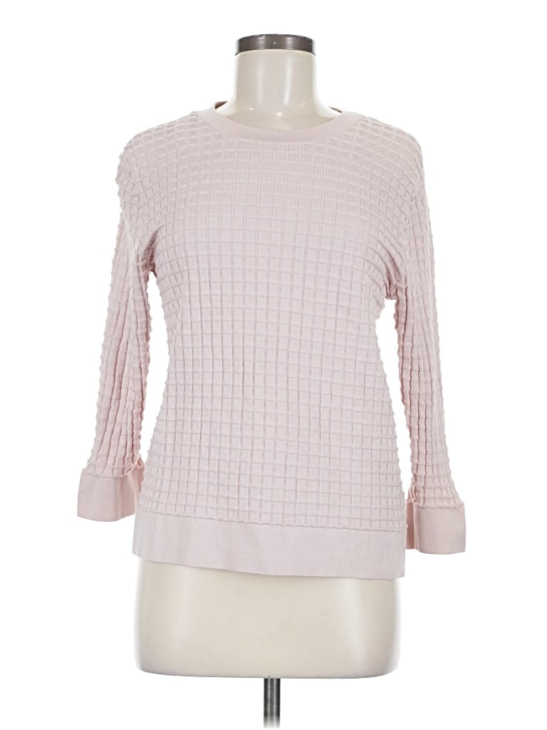 Pre-owned Cos 3/4 Sleeve T-shirt In Pink