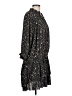Current Air 100% Polyester Stars Black Casual Dress Size L - photo 4