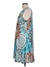 Unbranded Paisley Teal Casual Dress Size L - photo 5