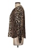 Joie 100% Viscose Animal Print Brown Long Sleeve Blouse Size S - photo 5