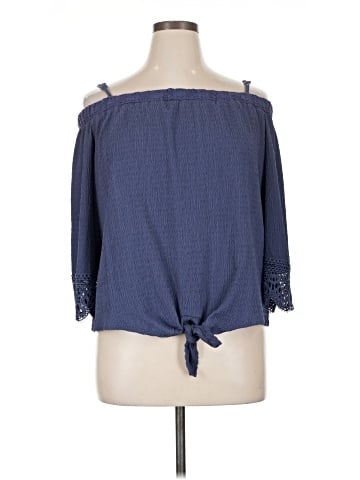 By & By 3/4 Sleeve Blouse (view 1)