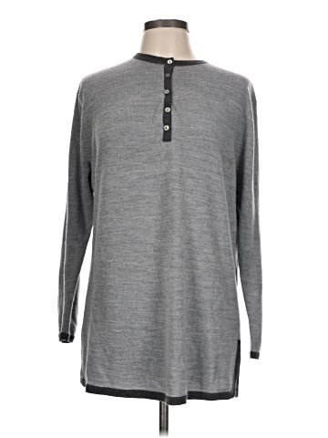 Valerie Stevens Long Sleeve Henley (view 1)
