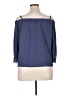 By & By Blue 3/4 Sleeve Blouse Size XL - photo 2