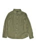 Hurley Solid Green Long Sleeve Button-Down Shirt Size 12 - 13 - photo 1