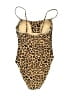 Summersalt Animal Print Gold One Piece Swimsuit Size 2 - photo 2