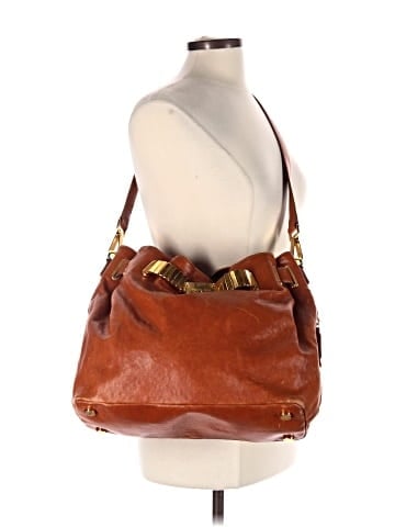 Michael Kors Vintage Leather Satchel (view 2)
