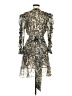 Studio F Animal Print Gray Cocktail Dress Size 8 - photo 2