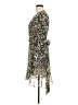 Studio F Animal Print Gray Cocktail Dress Size 8 - photo 5