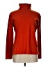 Lands' End 100% Baumwolle Orange Turtleneck Sweater Size L - photo 1
