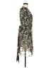 Studio F Animal Print Gray Cocktail Dress Size 8 - photo 4