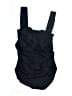 Ujena Solid Black One Piece Swimsuit Size XL - photo 1