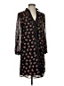 Elle 100% Polyester Floral Black Casual Dress Size XS - photo 1