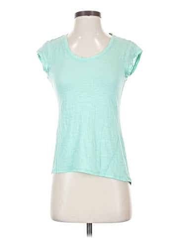 Blue Saks Fifth Avenue Short Sleeve T-Shirt (view 1)