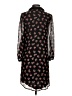 Elle 100% Polyester Floral Black Casual Dress Size XS - photo 2