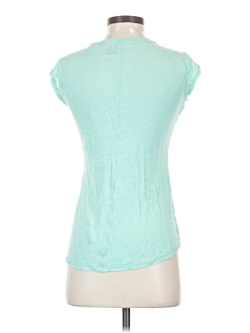 Blue Saks Fifth Avenue Short Sleeve T-Shirt (view 2)