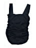 Ujena Solid Black One Piece Swimsuit Size XL - photo 2