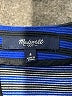 Madewell Stripes Black Blue Casual Dress Size 4 - photo 7