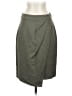 Massimo Dutti Solid Gray Green Casual Skirt Size 2 (estimated) - photo 1