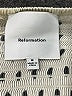 Reformation 100% Silk Polka Dots Ivory 3/4 Sleeve Silk Top Size 8 - photo 6