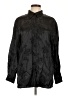 Assorted Brands 100% Polyester Paisley Black Long Sleeve Blouse Size L - photo 1