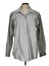 Gap 100% Cotton Gray 3/4 Sleeve Button-Down Shirt Size L - photo 1