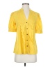 Cremieux 100% Polyester Yellow Short Sleeve Blouse Size XS - photo 1
