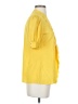 Cremieux 100% Polyester Yellow Short Sleeve Blouse Size XS - photo 4