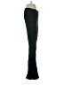 Unbranded Solid Black Active Pants Size 4 - photo 4