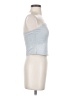 Shein Silver Sleeveless Top Size 4 - photo 4