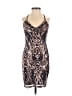 Akira Metallic Brown Blue Cocktail Dress Size S - photo 1