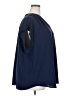 Lush 100% Polyester Blue Short Sleeve Blouse Size 2X - photo 4