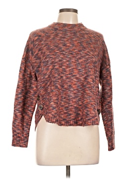 Madewell Space-Dyed Birchmont Side-Button Pullover Sweater