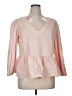 ELOQUII Elements Pink 3/4 Sleeve Blouse Size 16 - photo 1