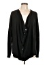 Garnet Hill 100% Linen Black Cardigan Size L - photo 1