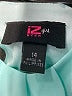 Iz Byer 100% Polyester Solid Teal Dress Size 14 - photo 3